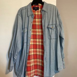 Vintage Coleman Outdoors Men’s Long Sleeve Button Down Shirt Jacket